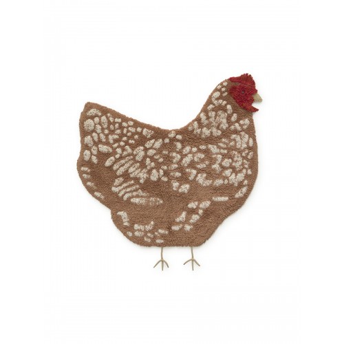Хлопковый ковер Курочка 110*100 Хлопковый ковер Курочка 110*100