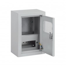 Шкаф учетно-распределительный навесной ЩУРн-1/6 STEKKER EBX60-3/1/6.1-31  IP31 (285*190*145) сталь, серия ArcaMetal 50703