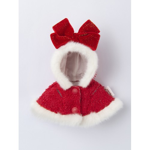 Lina Медведь белый в Рождественском наряде брелок XS (±15 см) Lina Медведь белый в Рождественском наряде брелок XS (±15 см)