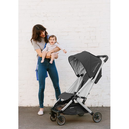 Коляска прогулочная UPPAbaby MINU 2018 JORDAN графито-серый меланж