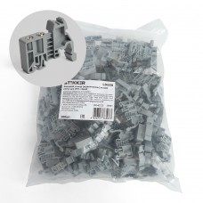 LD559 Концевой стопор (ограничитель) на DIN рейку для ЗНИ, серый STEKKER. Упаковка (100 шт) 39991 LD559 Концевой стопор (ограничитель) на DIN рейку для ЗНИ, серый STEKKER. Упаковка (100 шт) 39991