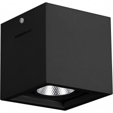 Светодиодный светильник Feron AL522 накладной 7W 4000K черный поворотный 32469