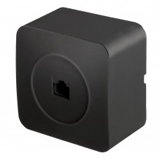 Розетка RJ-45 открытой установки, 1-местная, STEKKER, серия София, черный матовый, MST00-20-05 49483 Розетка RJ-45 открытой установки, 1-местная, STEKKER, серия София, черный матовый, MST00-20-05 49483
