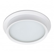 Светильник встраиваемый Feron DL704 потолочный GX70 белый круг IP44 51105 Светильник встраиваемый Feron DL704 потолочный GX70 белый круг IP44 51105