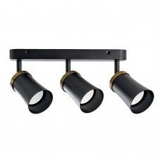 Светильник Feron ML223 настенно-потолочный под лампу GU10, черный Светильник Feron ML223 настенно-потолочный под лампу GU10, черный