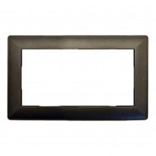 Рамка  2-местная (без перемычки),  пластик, STEKKER, PFR00-7012-06, серия Катрин, графит 50045 Рамка  2-местная (без перемычки),  пластик, STEKKER, PFR00-7012-06, серия Катрин, графит 50045