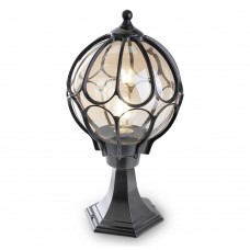 Светильник садово-парковый Feron PL3804  круглый на постамент 60W 230V E27, черный 06346 Светильник садово-парковый Feron PL3804  круглый на постамент 60W 230V E27, черный 06346