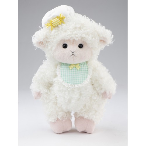 Авторская мягкая игрушка Lina Овечка белая с розовым в костюме размер M (±30 см) Авторская мягкая игрушка Lina Овечка белая с розовым в костюме размер M (±30 см)