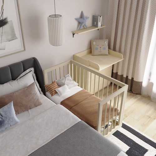 Кроватка для новорожденного Lillaland - модель Lilla Aria (НИК 23) дерево Кроватка для новорожденного Lillaland - модель Lilla Aria (НИК 23) дерево