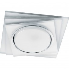 Светильник встраиваемый с белой LED подсветкой Feron CD5023 потолочный GX53 без лампы, матовый 40521 Светильник встраиваемый с белой LED подсветкой Feron CD5023 потолочный GX53 без лампы, матовый 40521