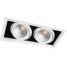 Светодиодный светильник Feron AL212 карданный 2x30W 4000K 35 градусов ,белый 29780 Светодиодный светильник Feron AL212 карданный 2x30W 4000K 35 градусов ,белый 29780