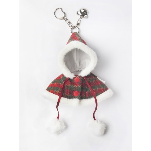 Lina Медведь белый в Плаще с бантом брелок XS (±15 см) Lina Медведь белый в Плаще с бантом брелок XS (±15 см)