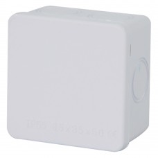 Коробка разветвительная STEKKER EBX31-01-65, 85*85*50 мм, 7 выбивных отверстий, IP55, светло-серая 39557 Коробка разветвительная STEKKER EBX31-01-65, 85*85*50 мм, 7 выбивных отверстий, IP55, светло-серая 39557