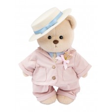 Авторская мягкая игрушка Lina Медведь молочный Сладкая парочка в костюме M (±30 см) Авторская мягкая игрушка Lina Медведь молочный Сладкая парочка в костюме M (±30 см)