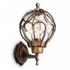 Светильник садово-парковый Feron PL3801  круглый на стену вверх 60W 230V E27, черное золото 11350 Светильник садово-парковый Feron PL3801  круглый на стену вверх 60W 230V E27, черное золото 11350