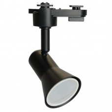 Светильник Feron AL187 трековый однофазный на шинопровод под лампу GU10, черный 48705 Светильник Feron AL187 трековый однофазный на шинопровод под лампу GU10, черный 48705