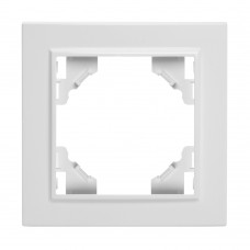 Рамка 1-местная STEKKER, PFR00-9001-01, серия Эрна, белый 39623 Рамка 1-местная STEKKER, PFR00-9001-01, серия Эрна, белый 39623