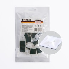 Площадка самоклеющаяся STEKKER SMCL2020 20*20 мм под хомуты белый (25шт в упак) 32934 Площадка самоклеющаяся STEKKER SMCL2020 20*20 мм под хомуты белый (25шт в упак) 32934
