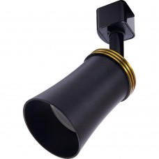 Светильник Feron AL160 трековый однофазный на шинопровод под лампу GU10, черный Светильник Feron AL160 трековый однофазный на шинопровод под лампу GU10, черный