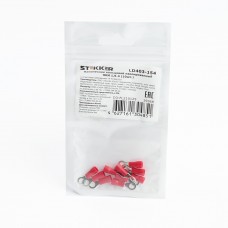 Наконечник кольцевой изолированный НКИ 1,5-4, LD403-154 (DIY упаковка 10 шт) STEKKER 39368 Наконечник кольцевой изолированный НКИ 1,5-4, LD403-154 (DIY упаковка 10 шт) STEKKER 39368