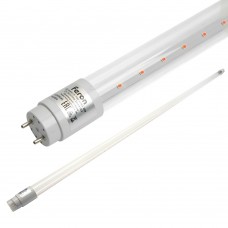 Лампа светодиодная для растений T8 Feron LB-7064 G13 стекло 22W 175 1,2м 265V красно-синий спектр пластик 51663 Лампа светодиодная для растений T8 Feron LB-7064 G13 стекло 22W 175 1,2м 265V красно-синий спектр пластик 51663