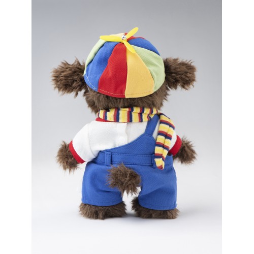 Авторская мягкая игрушка Lina Щенок Фил в одежде S (±20 см) кучерявый коричневый цвет Авторская мягкая игрушка Lina Щенок Фил в одежде S (±20 см) кучерявый коричневый цвет