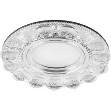 Светильник встраиваемый с белой LED подсветкой Feron CD912 потолочный MR16 G5.3 прозрачный Светильник встраиваемый с белой LED подсветкой Feron CD912 потолочный MR16 G5.3 прозрачный