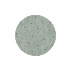 Ковер Горошек синий шалфей D140 Ковер Горошек синий шалфей D140