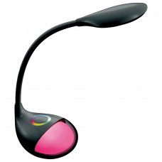 Настольный светодиодный светильник Feron DE1730 7W, 6000-6500K, 100-240V, черный Настольный светодиодный светильник Feron DE1730 7W, 6000-6500K, 100-240V, черный