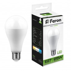 Лампа светодиодная Feron LB-100 Шар E27 25W 175-265V 4000K 25791 Лампа светодиодная Feron LB-100 Шар E27 25W 175-265V 4000K 25791