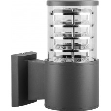 Светильник садово-парковый Feron DH0801, на стену вверх,  E27 230V, серый 06301 Светильник садово-парковый Feron DH0801, на стену вверх,  E27 230V, серый 06301