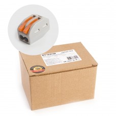 Клемма строительно-монтажная 2-проводная STEKKER, LD222-612. Упаковка (50 шт) 39866 Клемма строительно-монтажная 2-проводная STEKKER, LD222-612. Упаковка (50 шт) 39866