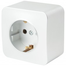 Розетка 1-местная с/з открытой установки, STEKKER, 250В, 16А, IP20, серия София, белый, MST16-11-01 49302 Розетка 1-местная с/з открытой установки, STEKKER, 250В, 16А, IP20, серия София, белый, MST16-11-01 49302