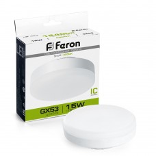 Лампа светодиодная Feron LB-454 GX53 15W 175-265V 4000K 25836 Лампа светодиодная Feron LB-454 GX53 15W 175-265V 4000K 25836