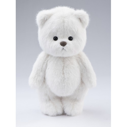 Авторская мягкая игрушка Lina Медведь (длинная шерсть) M (±30 см) белый цвет Авторская мягкая игрушка Lina Медведь (длинная шерсть) M (±30 см) белый цвет