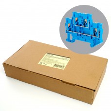 Зажим пружинный, 4-проводной проходной 2 уровня ЗНИ - 2,5 ,JXB PT 2,5 , синий LD575-2-25. Упаковка (100 шт) STEKKER 49255 Зажим пружинный, 4-проводной проходной 2 уровня ЗНИ - 2,5 ,JXB PT 2,5 , синий LD575-2-25. Упаковка (100 шт) STEKKER 49255