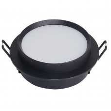 Светильник встраиваемый Feron DL507 потолочный GX53 черный круг 51349 Светильник встраиваемый Feron DL507 потолочный GX53 черный круг 51349