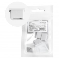 Заглушка без отверстия для профиля CAB262, LD374 (комплект 4шт) FERON 48249 Заглушка без отверстия для профиля CAB262, LD374 (комплект 4шт) FERON 48249