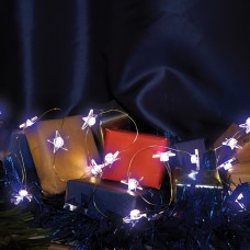 Светодиодная гирлянда Feron CL589 линейная Звездочки на проволоке, 5000К, с питанием от батареек, прозрачный шнур 2.3м 51446 Светодиодная гирлянда Feron CL589 линейная Звездочки на проволоке, 5000К, с питанием от батареек, прозрачный шнур 2.3м 51446