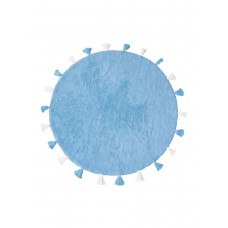 Хлопковый ковер Lillaland COLORFUL BLUE D140