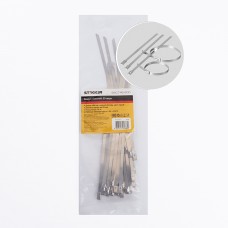 Хомут стальной STEKKER SSCT46-200 4,6х200мм, d пучка max 55мм, нагрузка 50кг, серый, упаковка 25 шт 32796 Хомут стальной STEKKER SSCT46-200 4,6х200мм, d пучка max 55мм, нагрузка 50кг, серый, упаковка 25 шт 32796