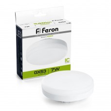 Лампа светодиодная Feron LB-451 GX53 7W 175-265V 4000K 25828 Лампа светодиодная Feron LB-451 GX53 7W 175-265V 4000K 25828