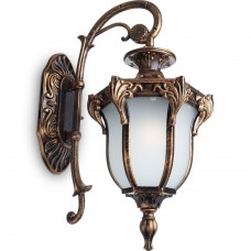 Светильник садово-парковый Feron PL4042 шестигранный на стену вниз 60W 230V E27, черное золото 11422 Светильник садово-парковый Feron PL4042 шестигранный на стену вниз 60W 230V E27, черное золото 11422