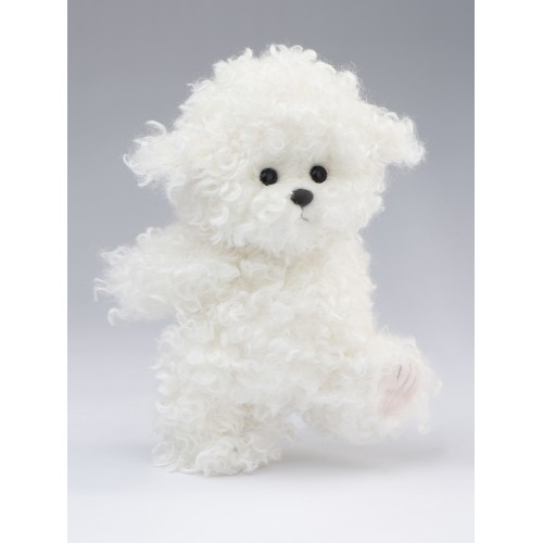 Авторская мягкая игрушка Lina Щенок Бишон белый S (±20 см) Маршмелоу Авторская мягкая игрушка Lina Щенок Бишон белый S (±20 см) Маршмелоу