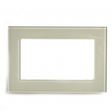 Рамка  2-местная (без перемычки), стекло, STEKKER, GFR00-7012-07, серия Катрин, дымчатый 49041 Рамка  2-местная (без перемычки), стекло, STEKKER, GFR00-7012-07, серия Катрин, дымчатый 49041