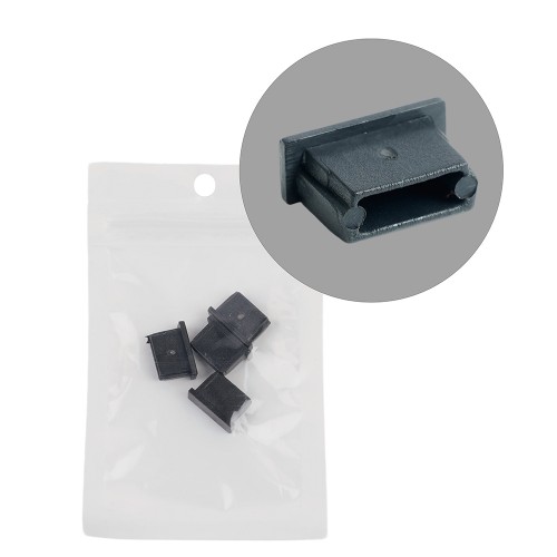 Заглушка без отверстия для профиля CAB251, LD376 (комплект 4шт) FERON 52095 Заглушка без отверстия для профиля CAB251, LD376 (комплект 4шт) FERON 52095