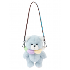 Lina Медведь Карманная серия Радужный цветочный медведь XS (±15 см) синий цвет Lina Медведь Карманная серия Радужный цветочный медведь XS (±15 см) синий цвет