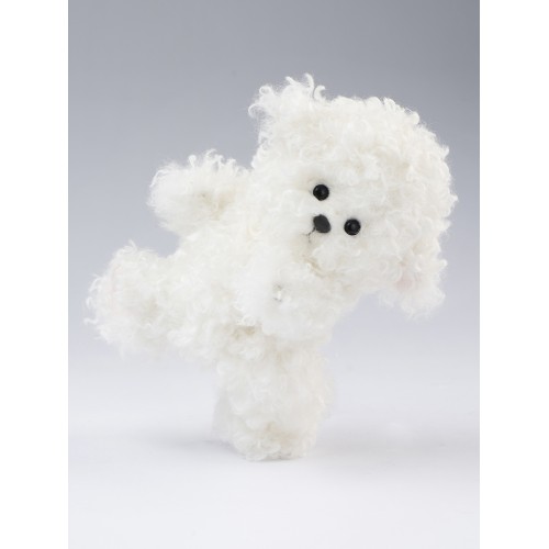 Авторская мягкая игрушка Lina Щенок Бишон белый S (±20 см) Маршмелоу Авторская мягкая игрушка Lina Щенок Бишон белый S (±20 см) Маршмелоу