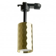 Светильник Feron AL175 трековый однофазный на шинопровод под лампу GU10, золото 48697 Светильник Feron AL175 трековый однофазный на шинопровод под лампу GU10, золото 48697