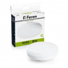 Лампа светодиодная Feron LB-452 GX53 9W 175-265V 4000K 25829 Лампа светодиодная Feron LB-452 GX53 9W 175-265V 4000K 25829